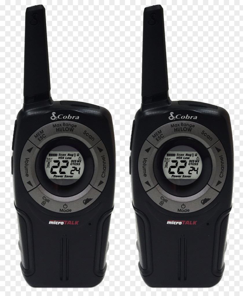 Radio Family Service Two-way Cobra PRO Bluetooth 45km 2-Way Walkie-talkie PNG