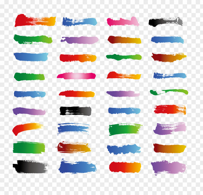 Vector Color Paint Brush Painting Paintbrush PNG