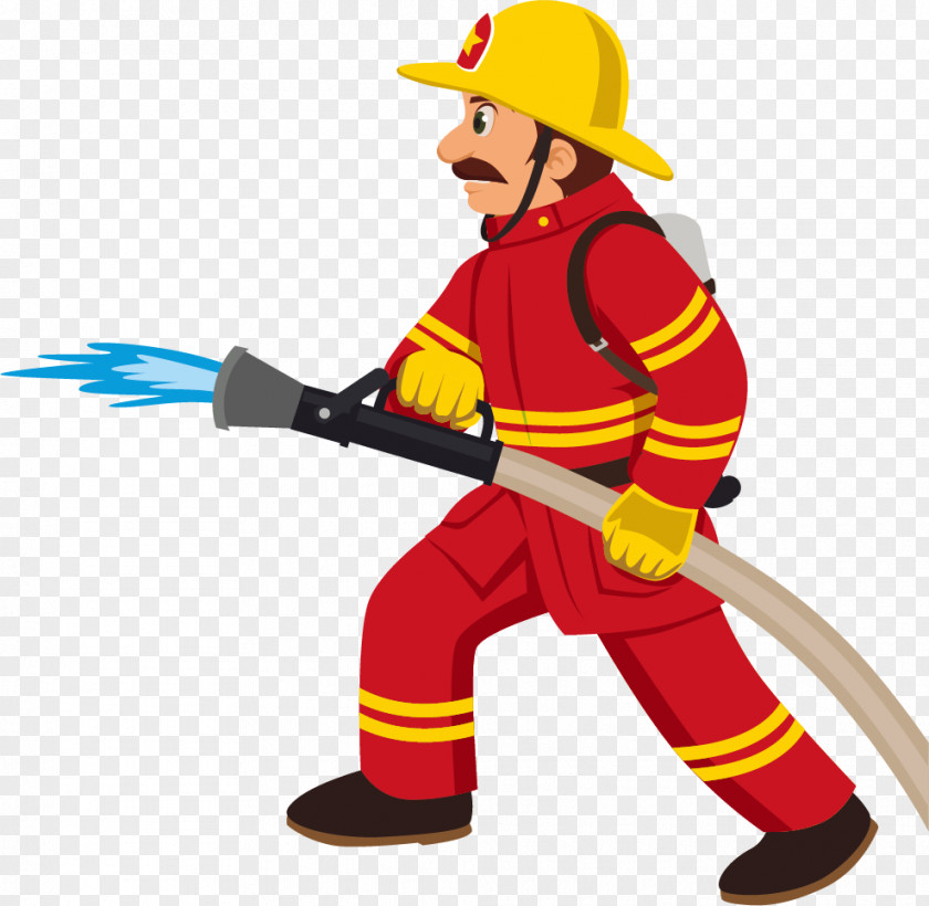 Cartoon Fireman PNG