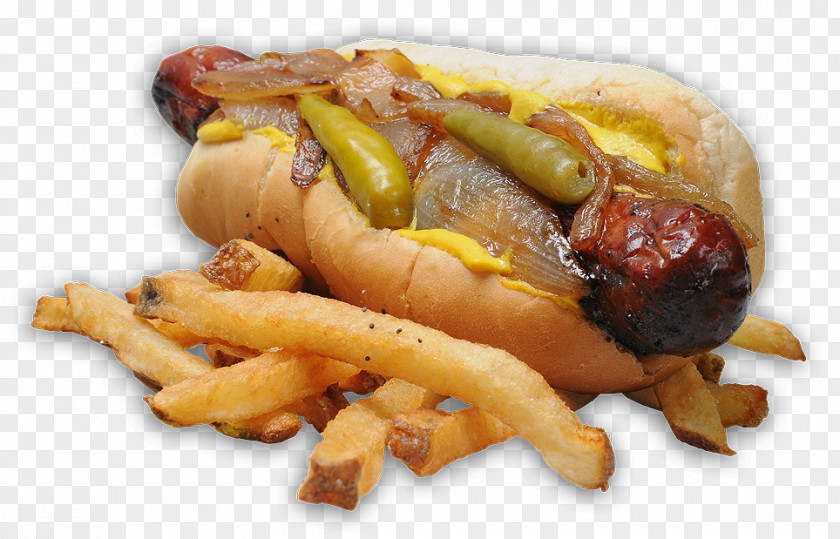 Sandwiches Chicago-style Hot Dog French Fries Gyro Polish Cuisine Fast Food PNG