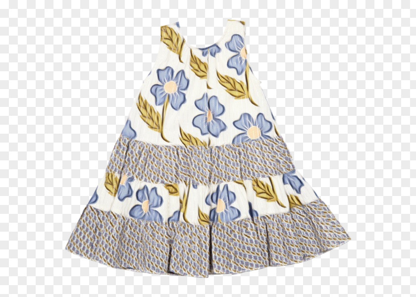 Skirt Dress Pattern PNG