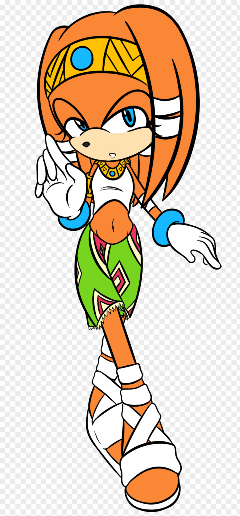 Sonic The Hedgehog Tikal Knuckles Echidna Princess Sally Acorn PNG