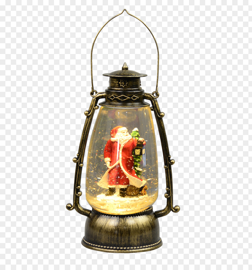 Antique Hurricane Lamps Santa Claus Lantern Snow Globes Lighting Christmas Day PNG