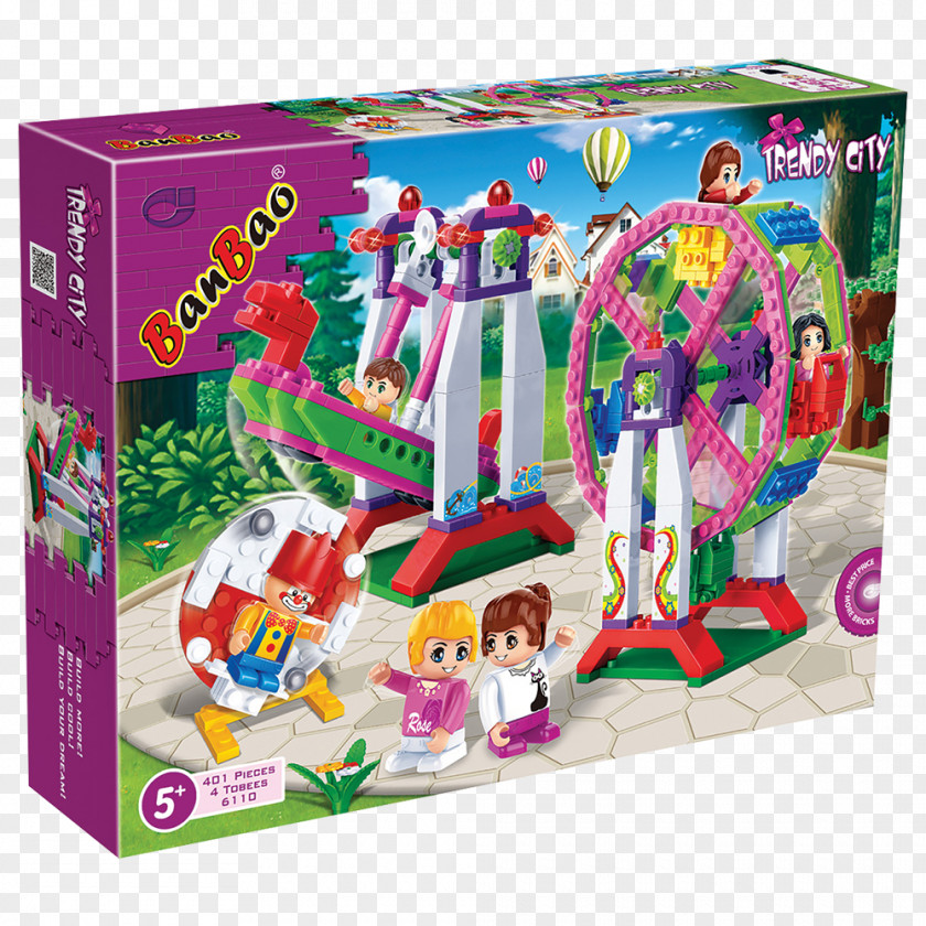 Barn And Water Silo Amusement Park Toy BlockToy BanBao PNG