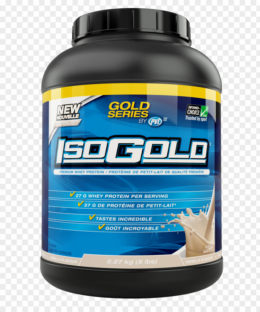 Gold Dietary Supplement Whey Protein Isolate PNG