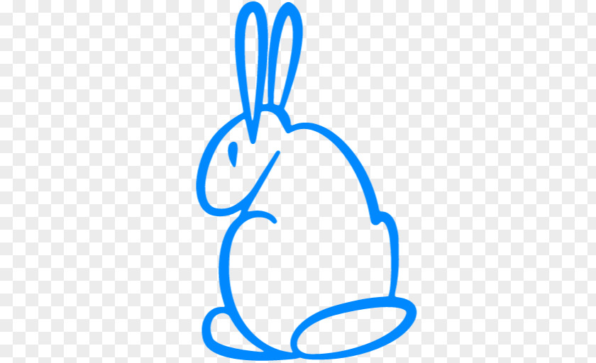 White Rabbit Easter Bunny Angel PNG