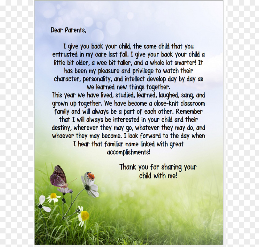 Child Letter Of Thanks Parent Writing PNG