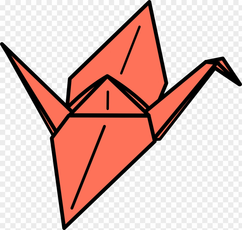 Crane Origami Orizuru Clip Art PNG