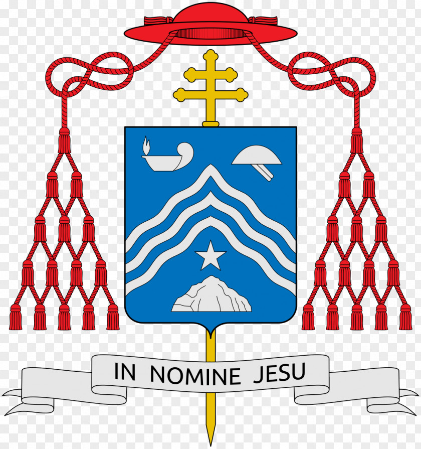 Santa Lucia Del Gonfalone Coat Of Arms Cardinal Crest His Eminence PNG