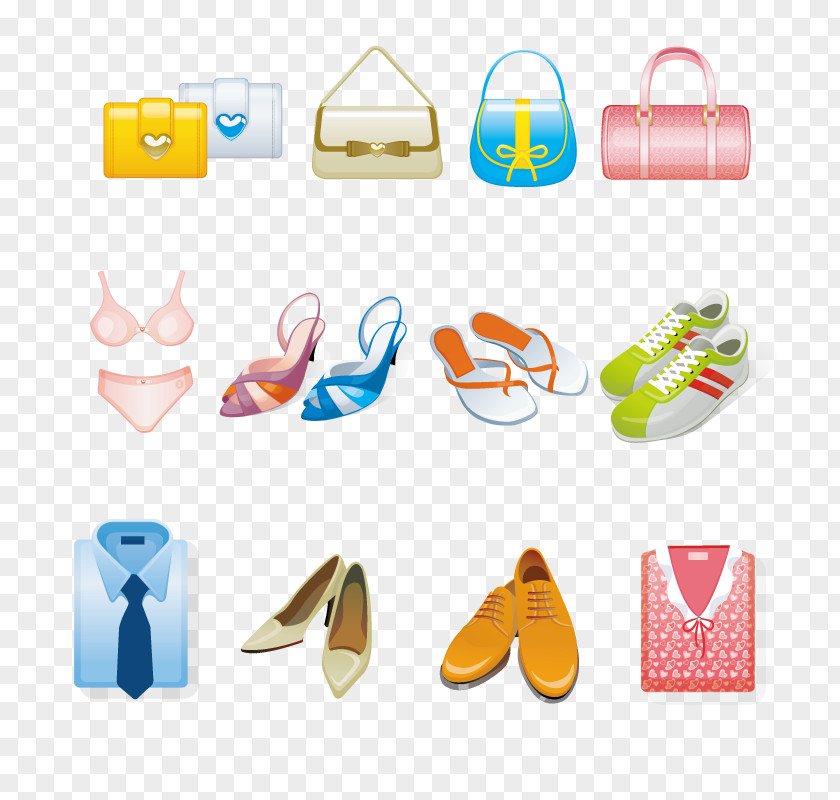 Shoes Bag Shoe Clothing Handbag Clip Art PNG