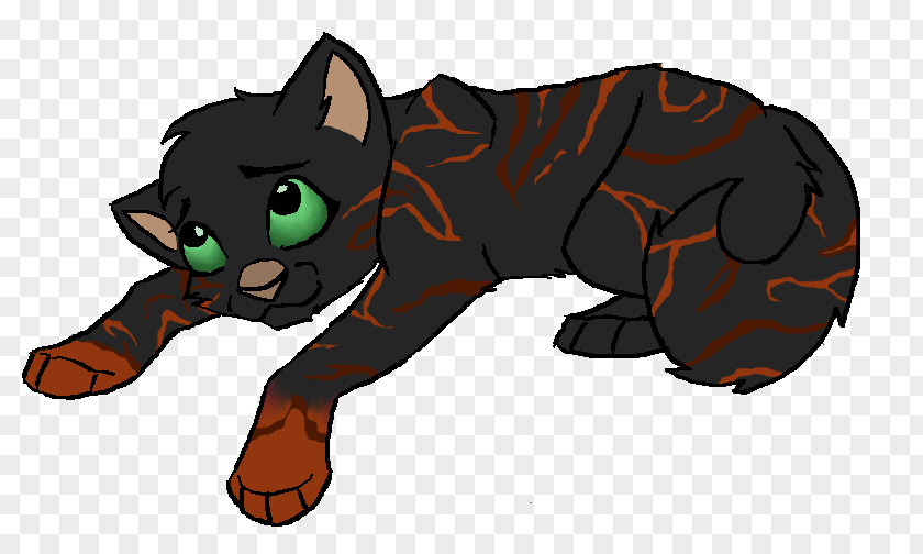 Thousand Black Cat Whiskers Horse Demon PNG
