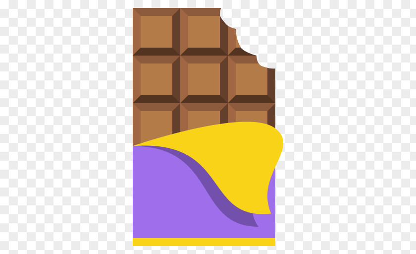 Choco Chocolate Bar Cake Emoji Text Messaging PNG