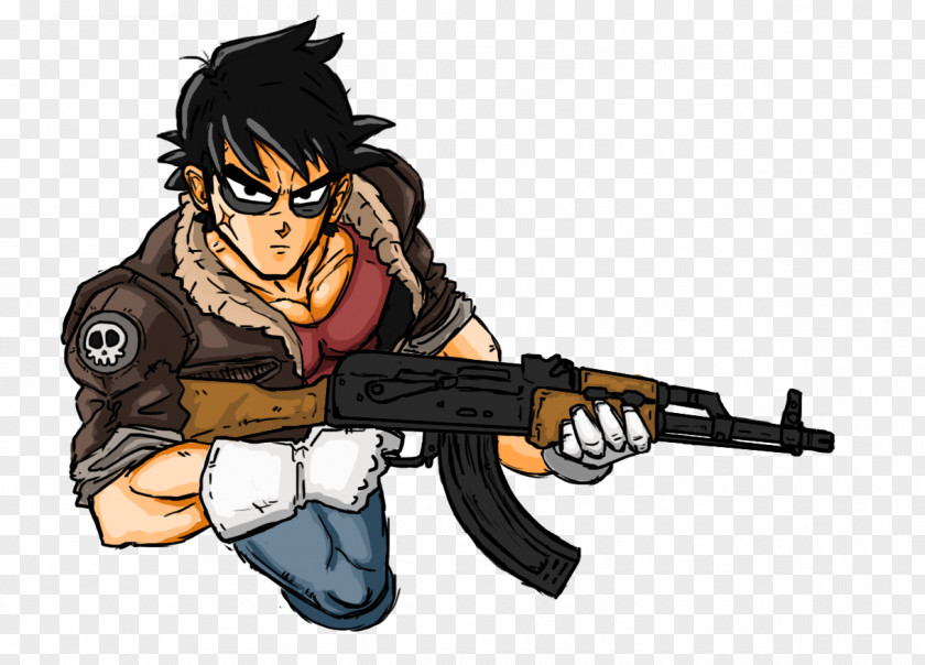 Dragon Ball Mr Popo Gun Mercenary Firearm Character Fiction PNG