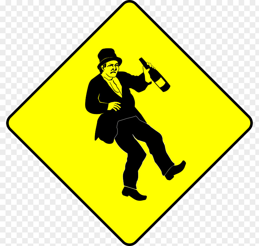 Drunk Man Cartoon Pedestrian Crossing Traffic Sign Light Clip Art PNG