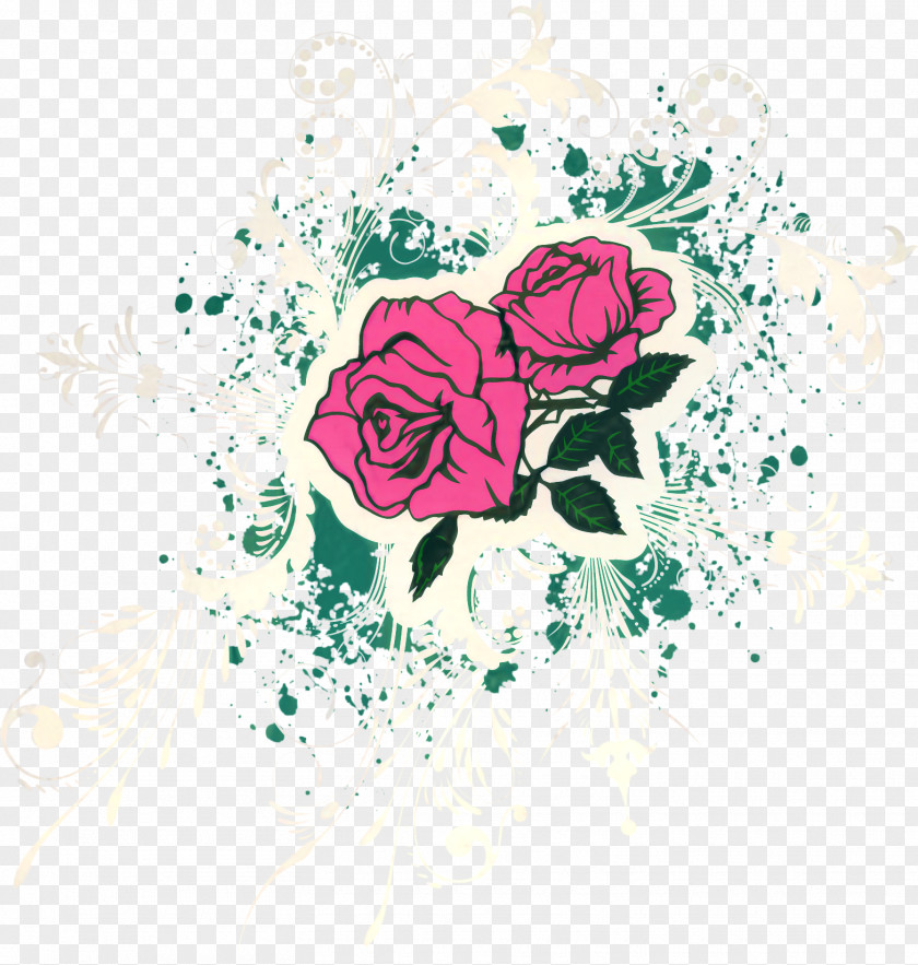 Garden Roses Floral Design Illustration Flower PNG