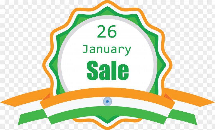 India Republic Day Discount Tag Sale PNG