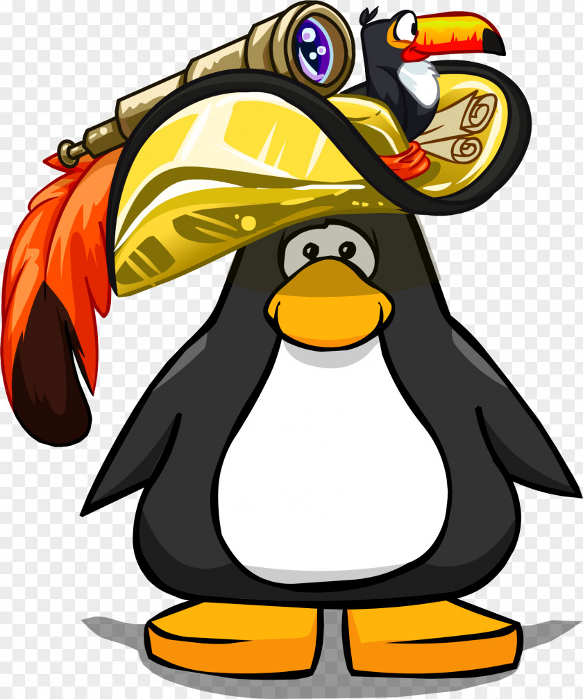 Penguin Club Hat Mining Clip Art PNG