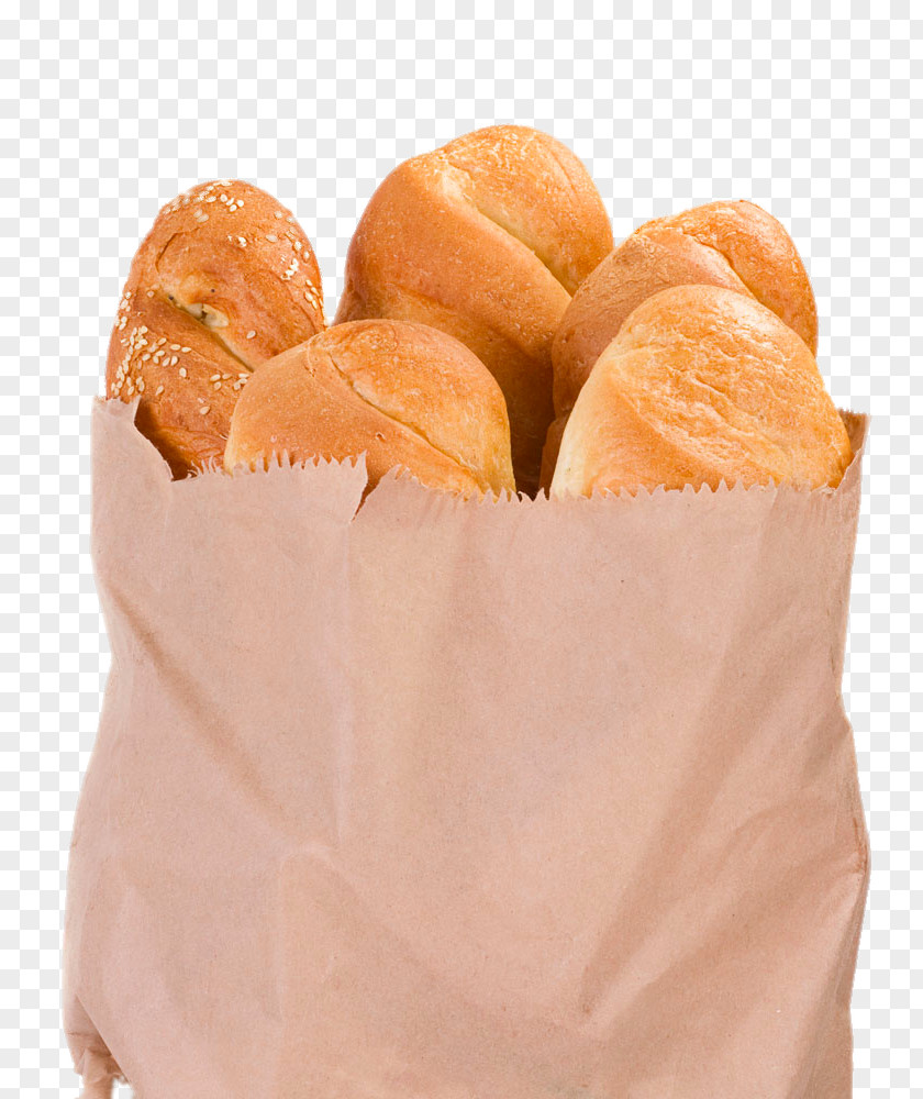 A Bag Of Bread Paper Baguette Breadstick Bakery PNG