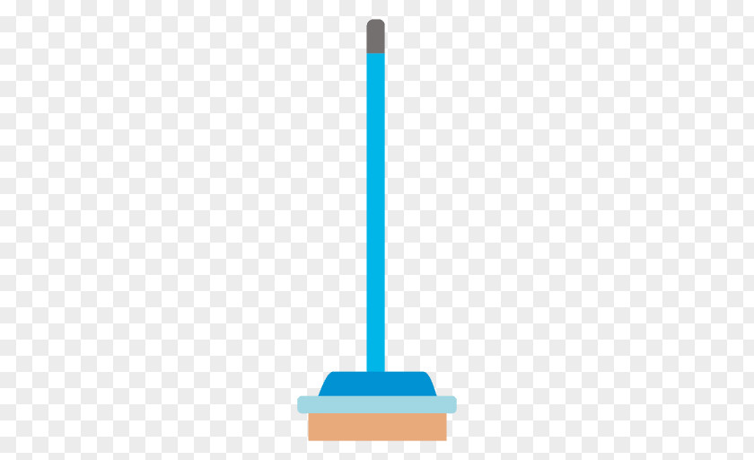 Broom Turquoise Teal Household Cleaning Supply PNG