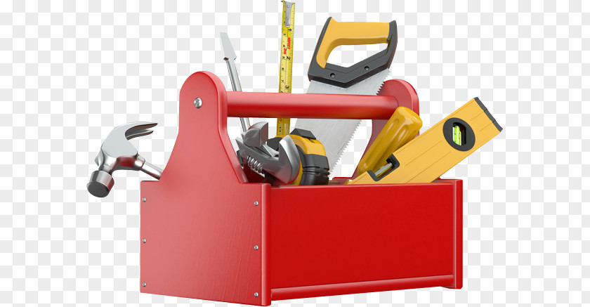 BUILDING TOOLS Tool Boxes Spanners Stock Photography PNG