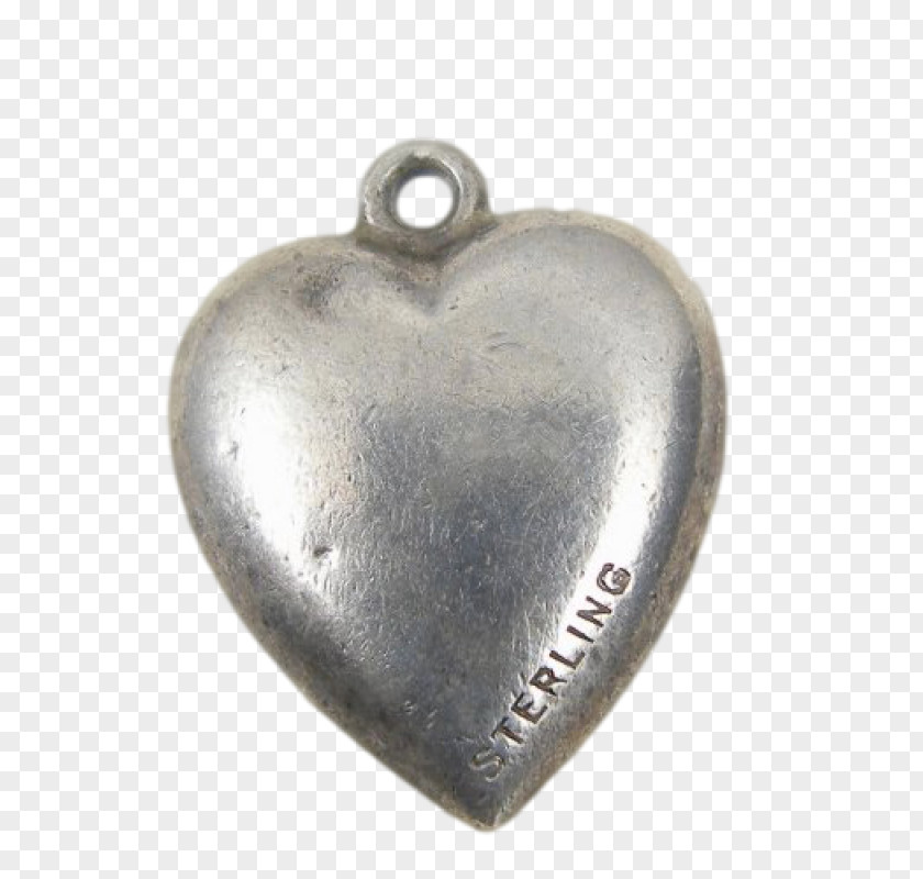 Four Leaf Clover Necklace For Men Locket Silver Heart M-095 PNG