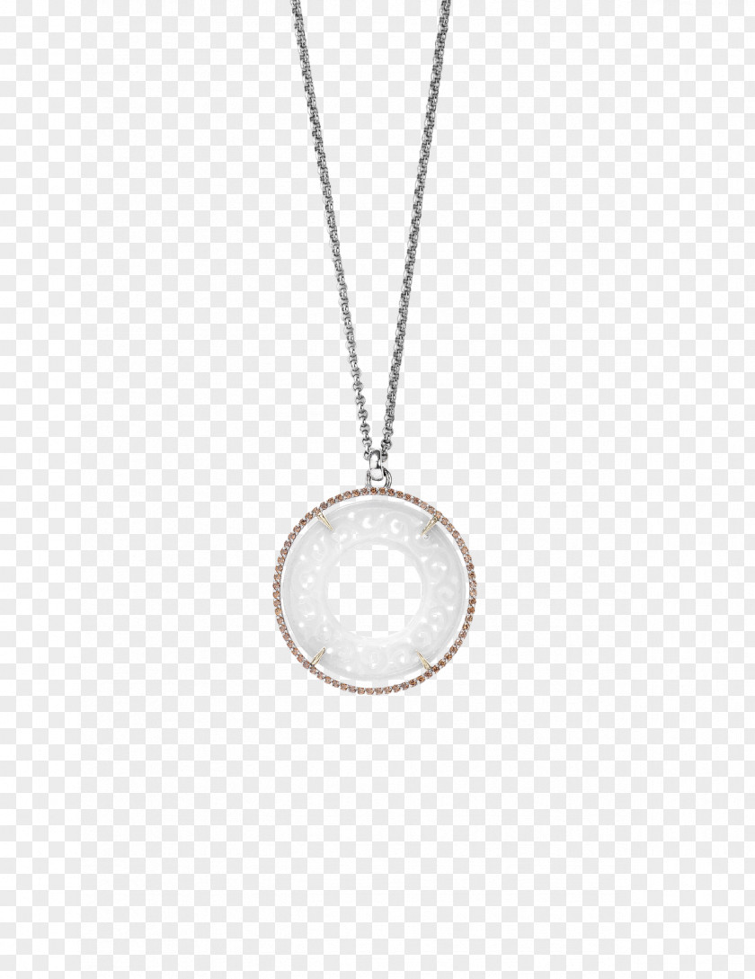Lotus Jade Rabbit Locket Necklace Silver Circle PNG