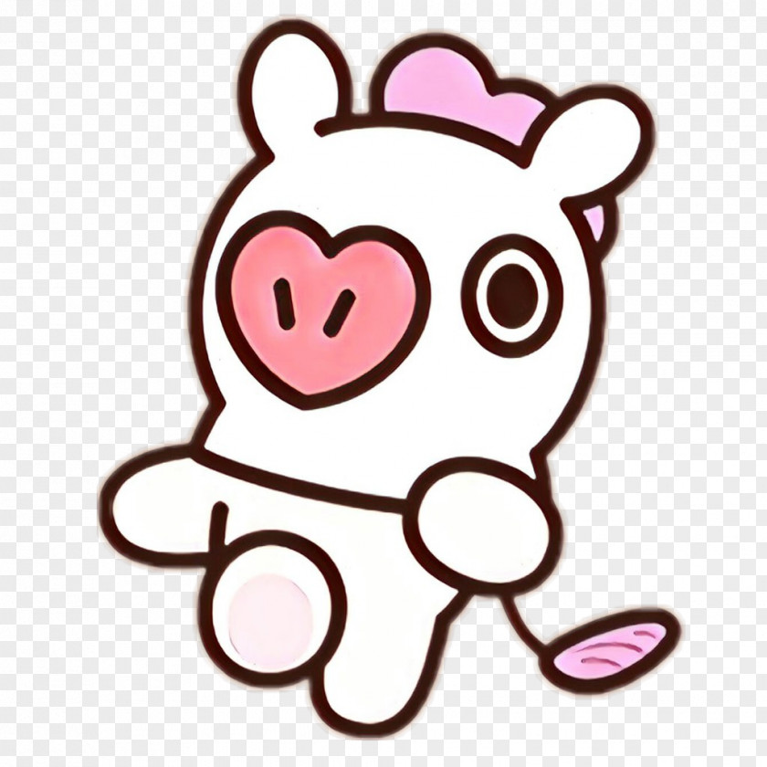 Love Sticker Pink Heart Cartoon Clip Art Line PNG