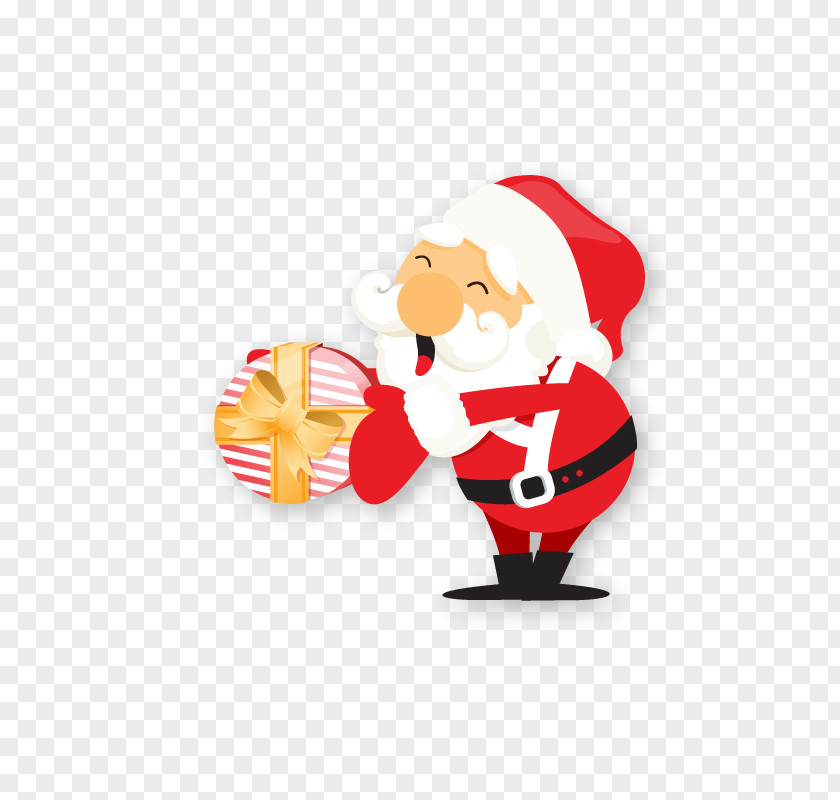 Santa Claus Giving Gifts Christmas Pictures Gift Icon PNG