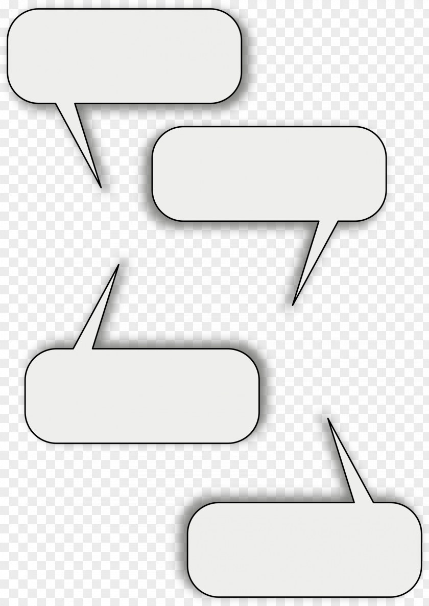 SPEECH BUBBLE Rectangle Area PNG