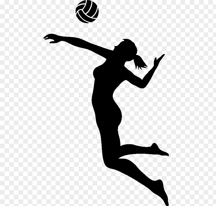 Volleyball Player Spiking Beach Clip Art PNG