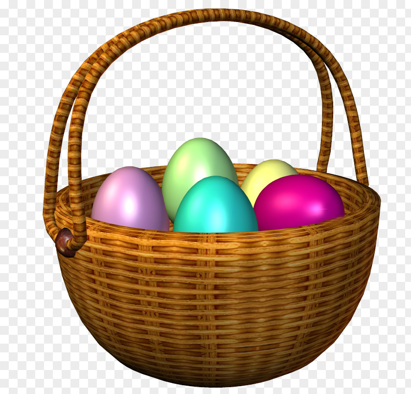 Beautiful Easter Basket PNG