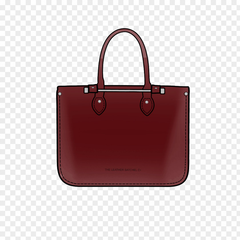 Oxblood Red Tote Bag Chanel Earring Leather Handbag PNG