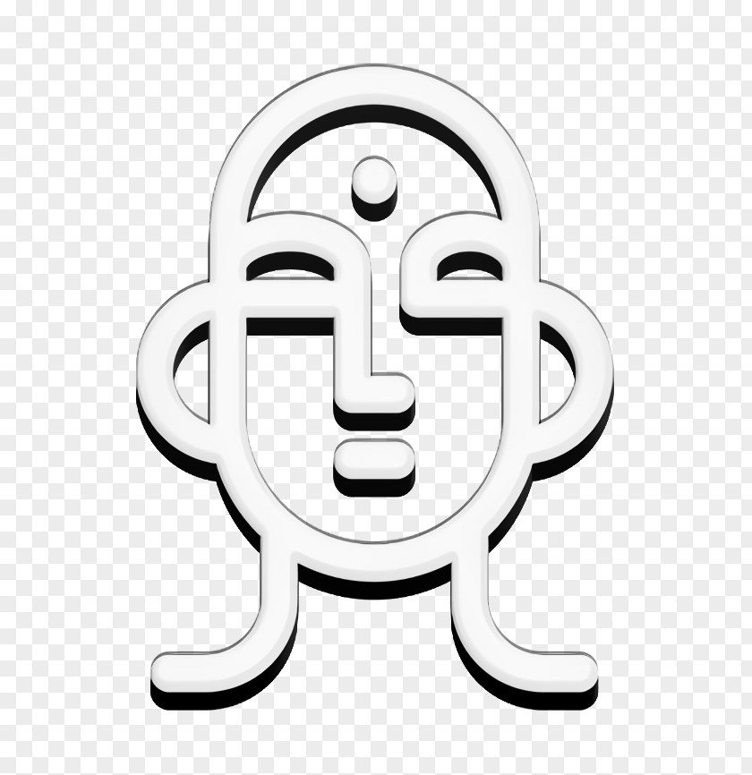 Text Nose Avatar Icon Buddha Buddhism PNG