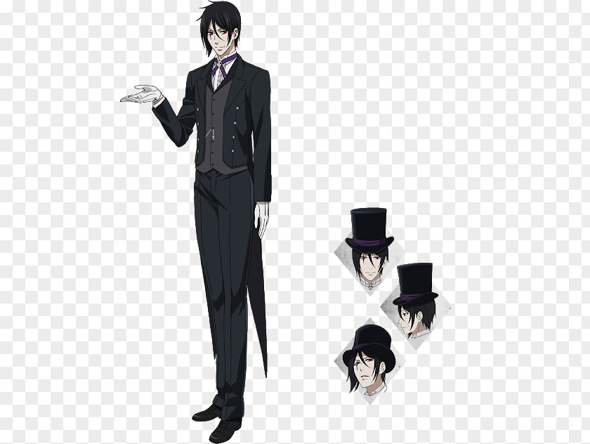 Black Butler Ciel Sebastian Michaelis Phantomhive Grell Sutcliff Circus PNG