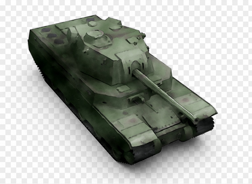 Churchill Tank Self-propelled Artillery Gun Turret PNG