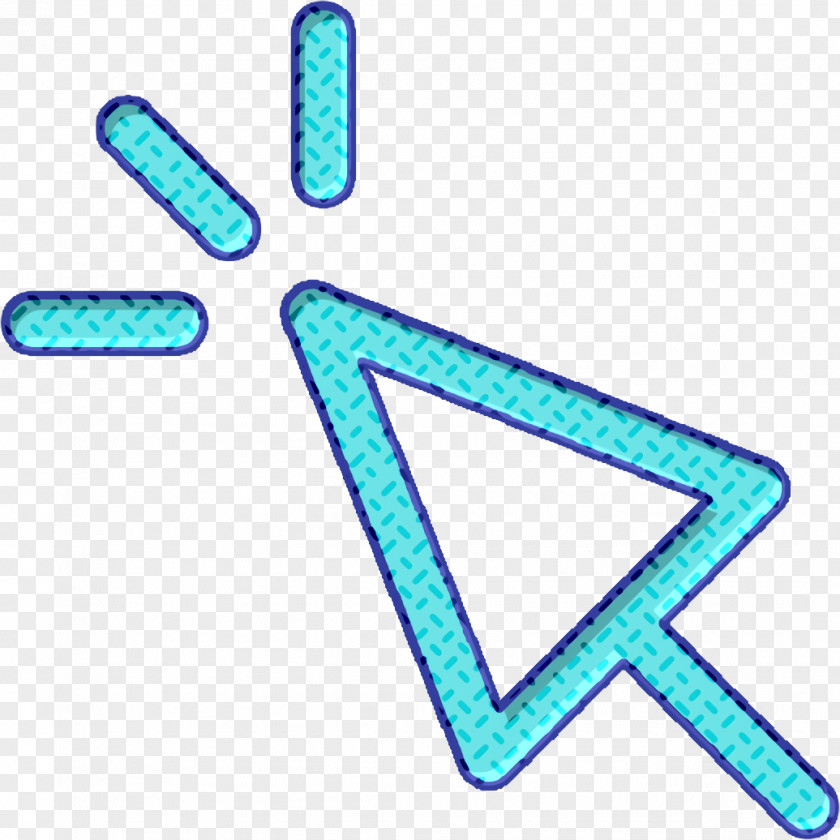 Cursor Icon Click Lineal Interface PNG