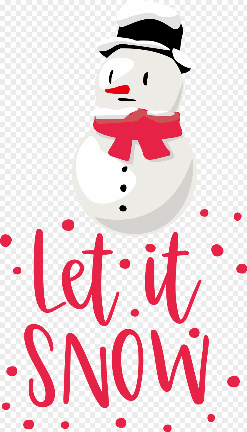 Let It Snow Snowflake PNG