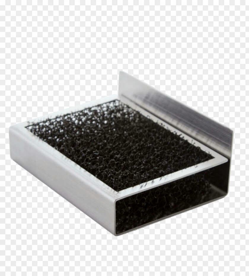 Square Stainless Steel Soap Dish PNG
