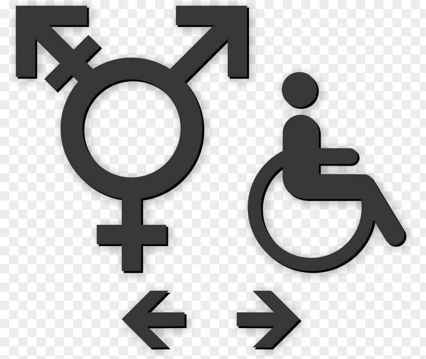 Symbol Gender Sign Unisex Public Toilet Neutrality PNG