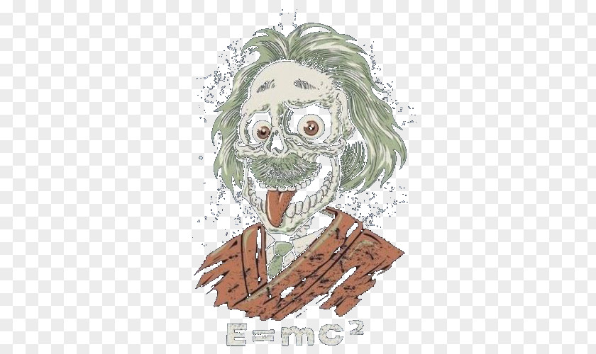 The Cartoon Spit Tongue Einstein T-shirt Scientist PNG