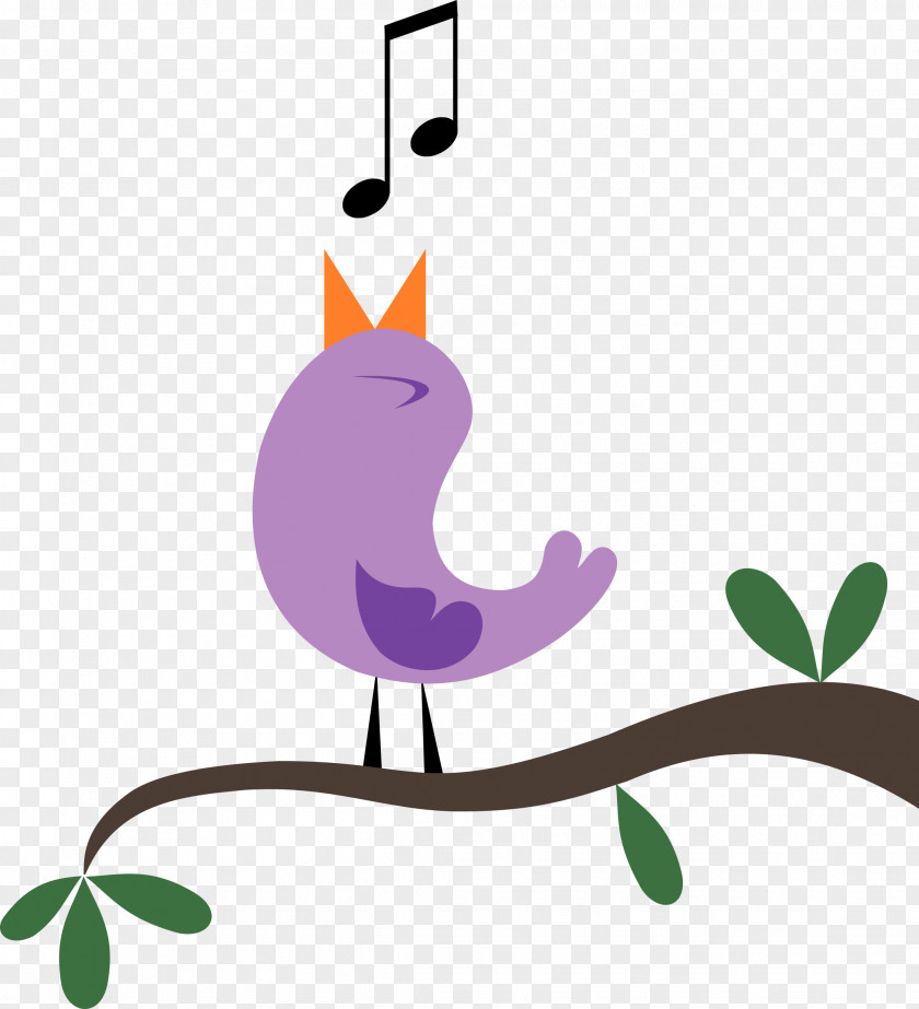 Birdy Cliparts Songbird Singing Clip Art PNG