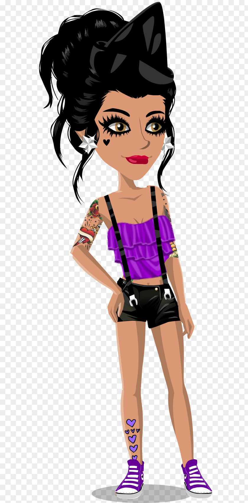 Black Hair MovieStarPlanet Human Color Brown PNG