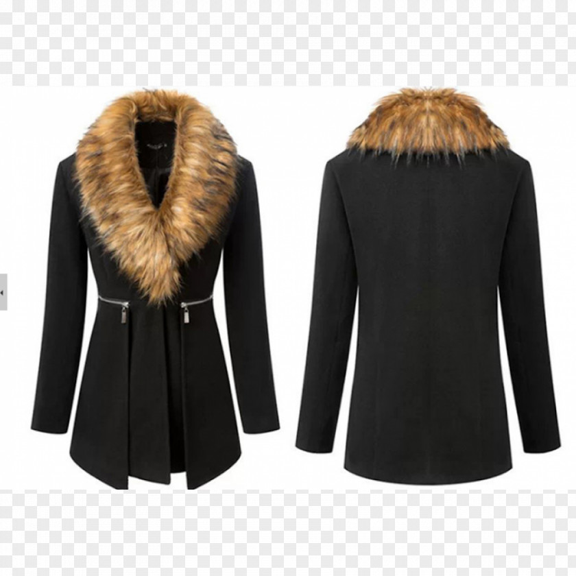 Fur Coat Outerwear Fake Clothing Collar PNG