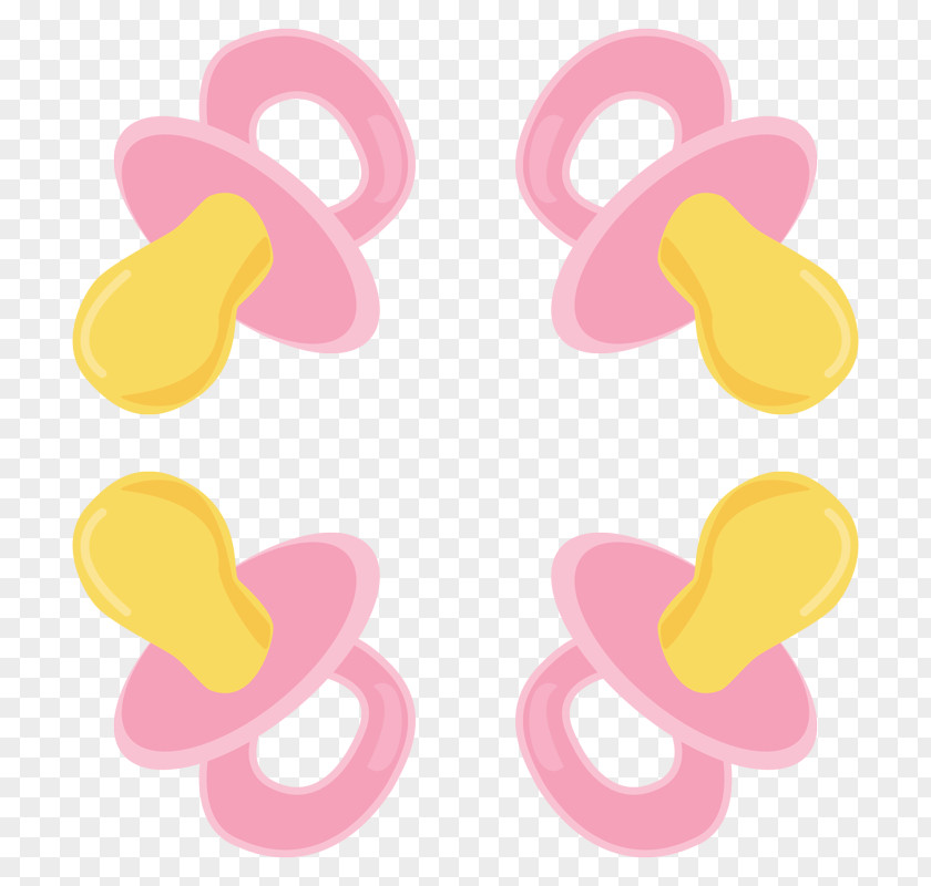 Mauve Pacifier Pink Clip Art PNG