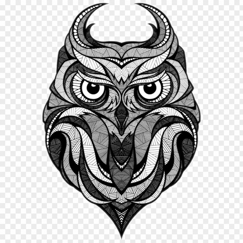 Owl Tattoo Drawing Illustrator Illustration PNG