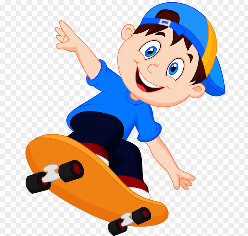 Skateboard Boy Cartoon Skateboarding Stock Photography PNG