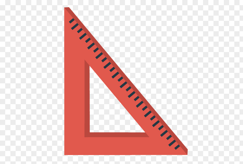 Triangle Ruler Set Square PNG
