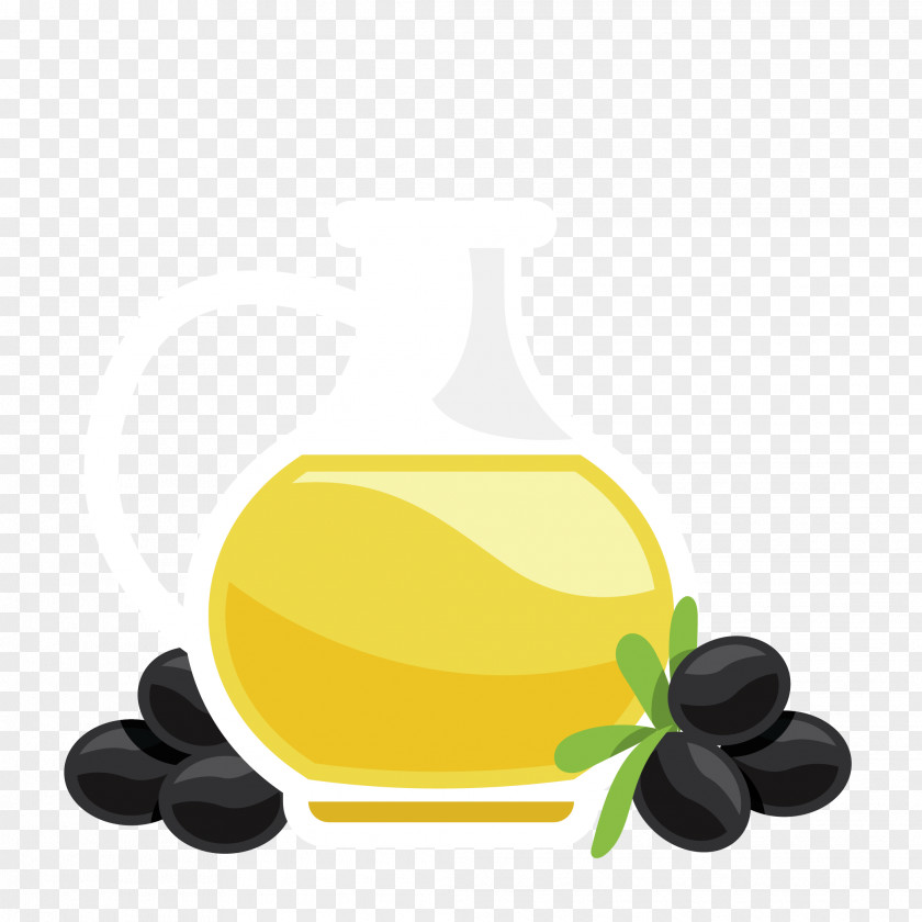 Yellow Banner Italian Cuisine Tea Olive Oil PNG