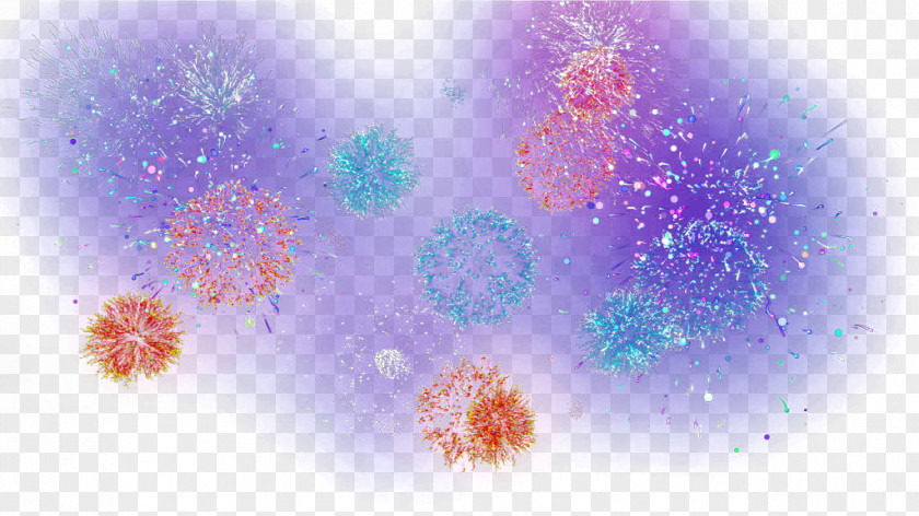 Background Color Fireworks Sky Purple Petal Pattern PNG
