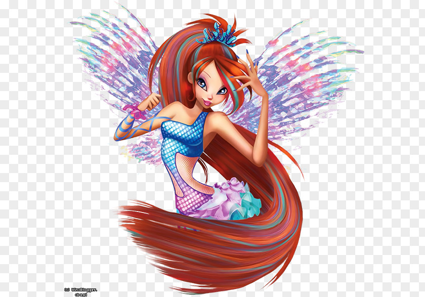 Bloom Winx Tecna Flora Musa Sirenix PNG